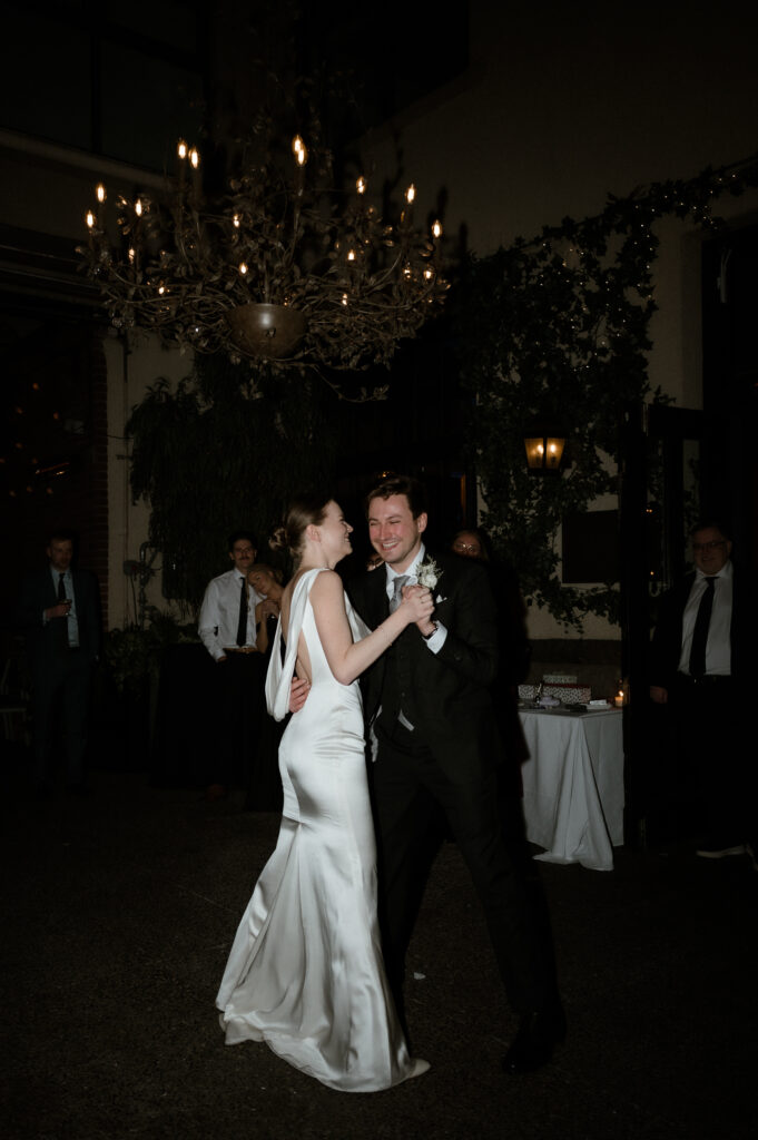 First Dance at Brix & Mortar in Vancouver