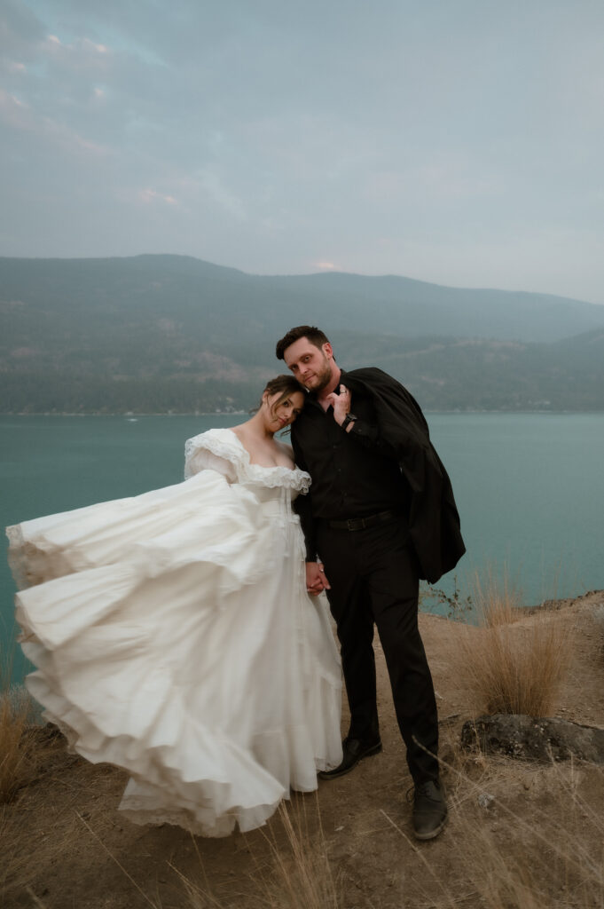Wuthering Heights Inspired Elopement in the Okanagan