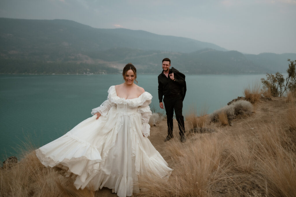 Wuthering Heights Inspired Elopement in the Okanagan