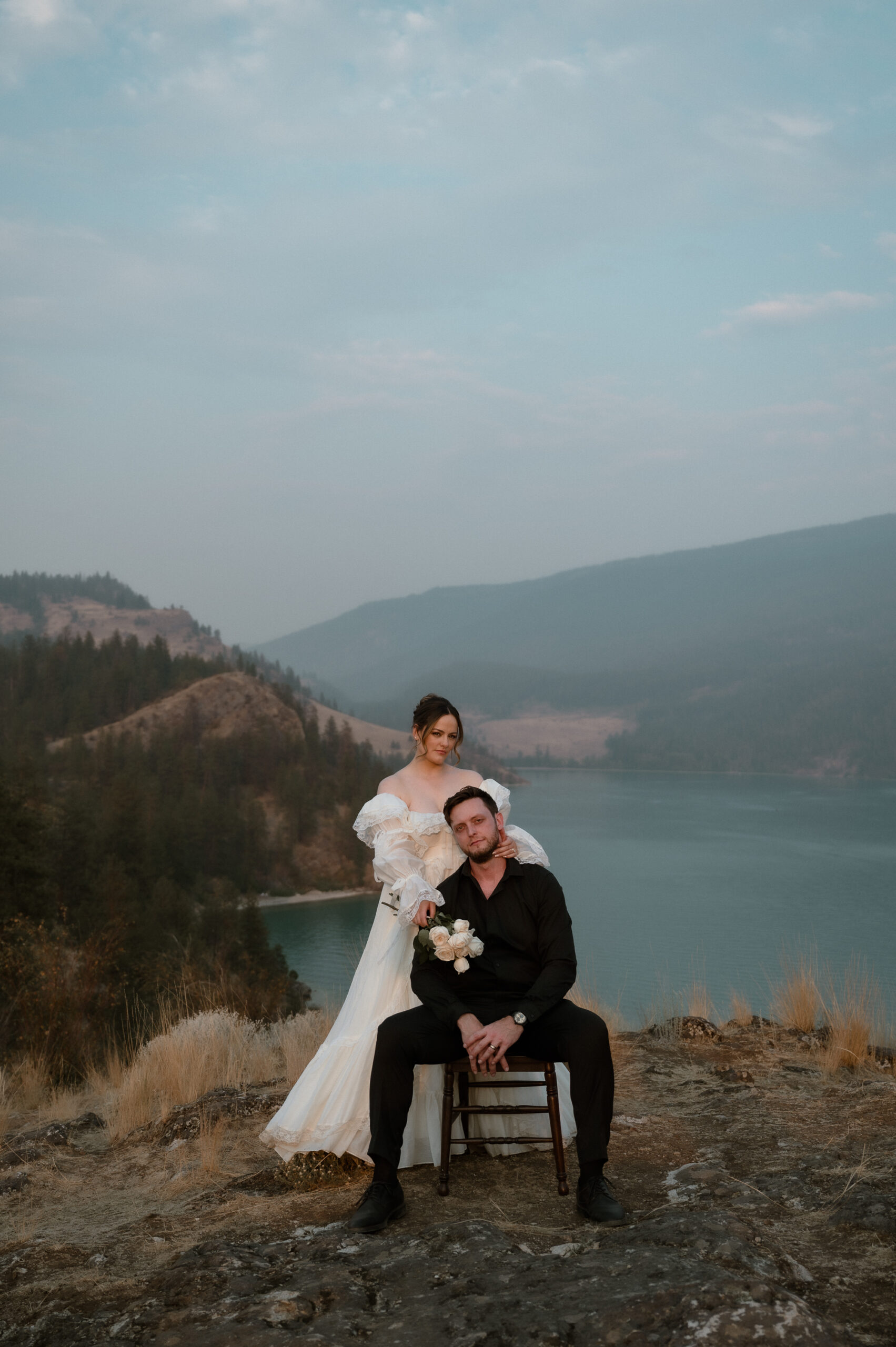Wuthering Heights Inspired Elopement in the Okanagan