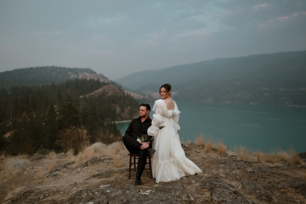 Wuthering Heights Inspired Elopement in the Okanagan