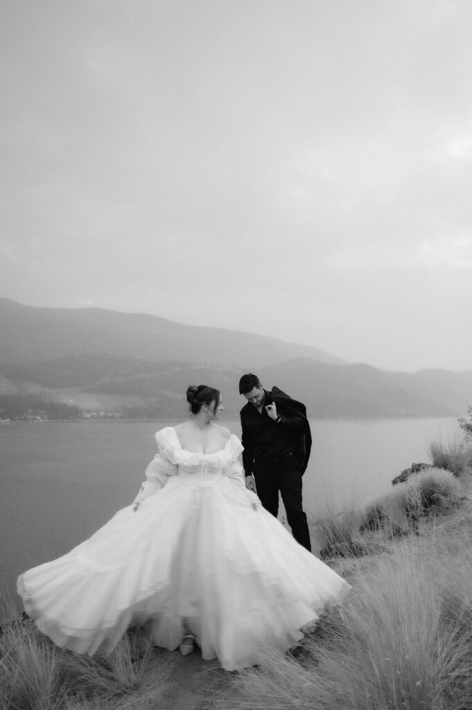 Wuthering Heights Inspired Elopement in the Okanagan